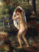 Pierre Renoir Young Girl Undressing France oil painting reproduction